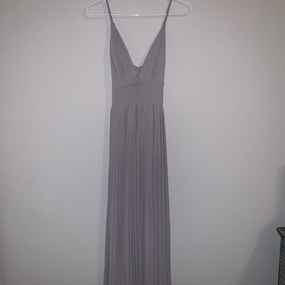 Gray Maxi Dress
